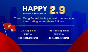 ANNOUCEMENT ON HOLIDAYS OF THE VIETNAM'S NATIONAL DAY 2/9