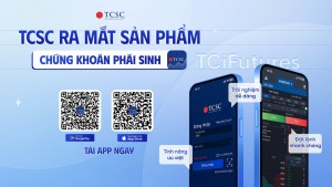 TCSC: Ra mắt sản phẩm chứng khoán phái sinh