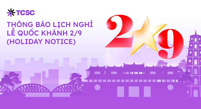 TCSC: HOLIDAY NOTICE VIETNAMESE NATIONAL DAY 2026